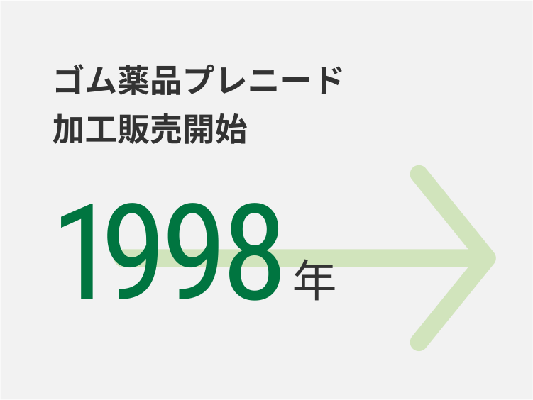 ゴム薬品プレニード加工販売開始